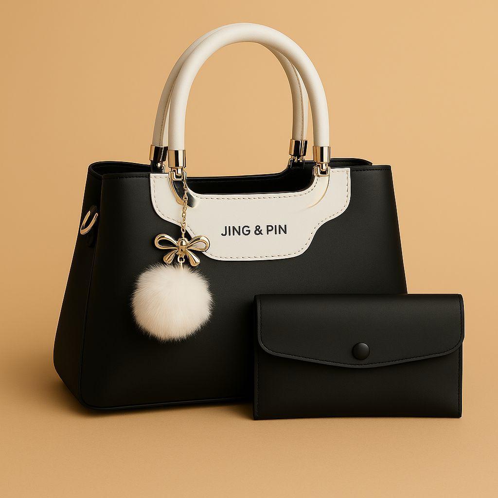 Premium Ladies JING & PIN Handbag Collection with Clutch and Shoulder Strap