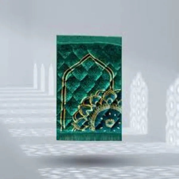 Velvet Printed Kids Quilted Prayer Mat