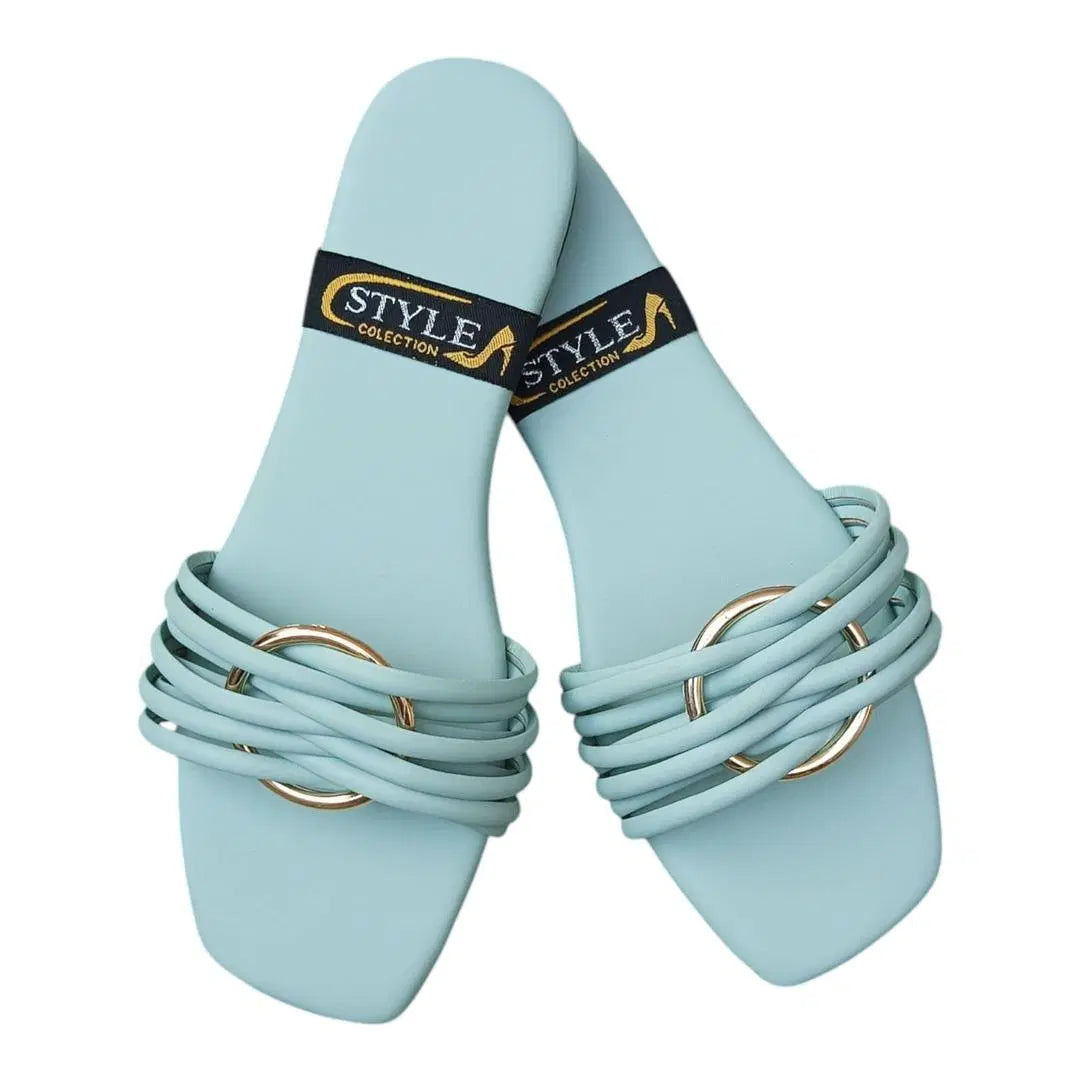 Stylish Women's Casual Flats - 1 Pair of PU Fabric and PVC