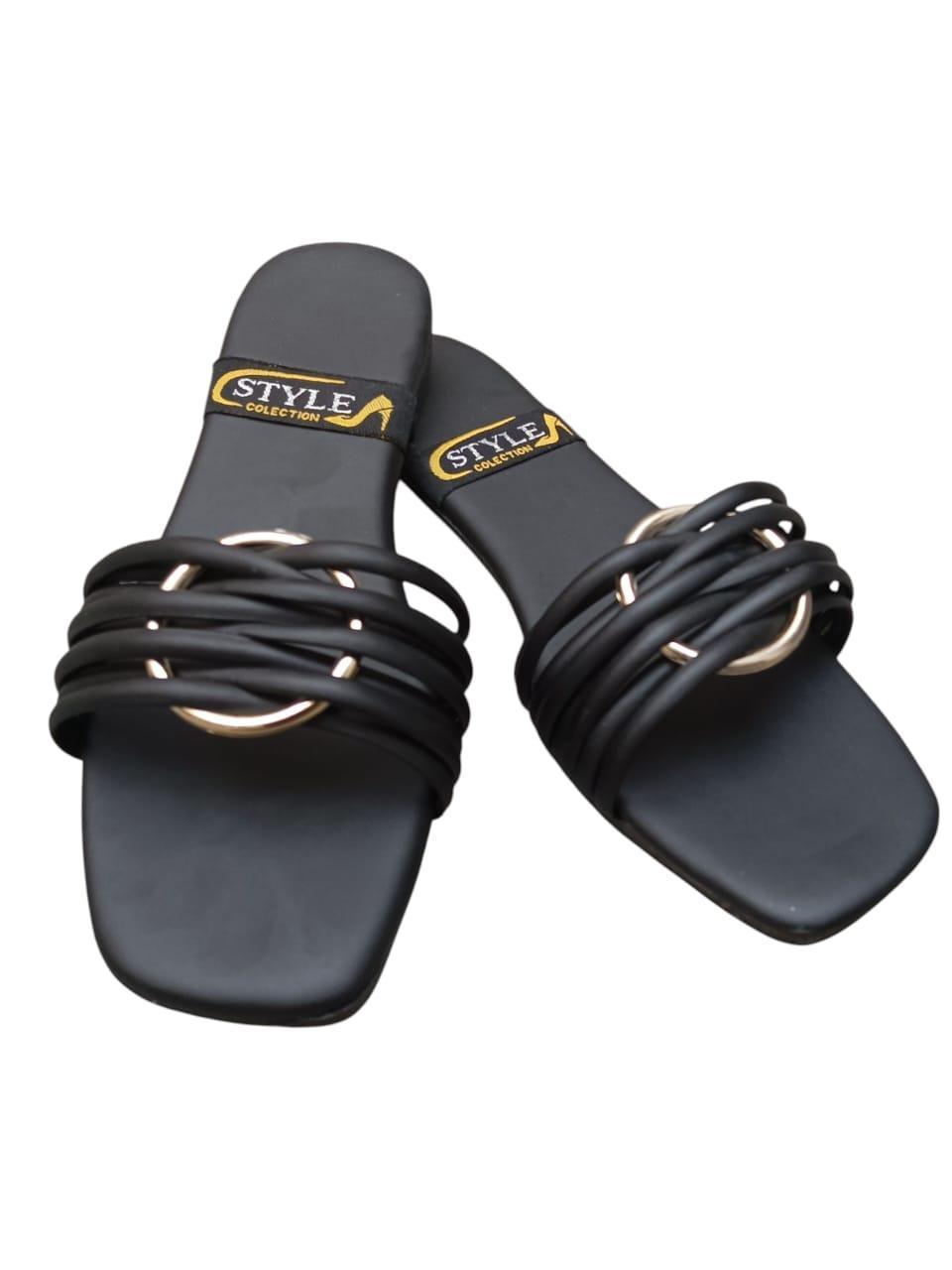 Stylish Women's Casual Flats - 1 Pair of PU Fabric and PVC