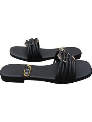 Stylish Women's Casual Flats - 1 Pair of PU Fabric and PVC
