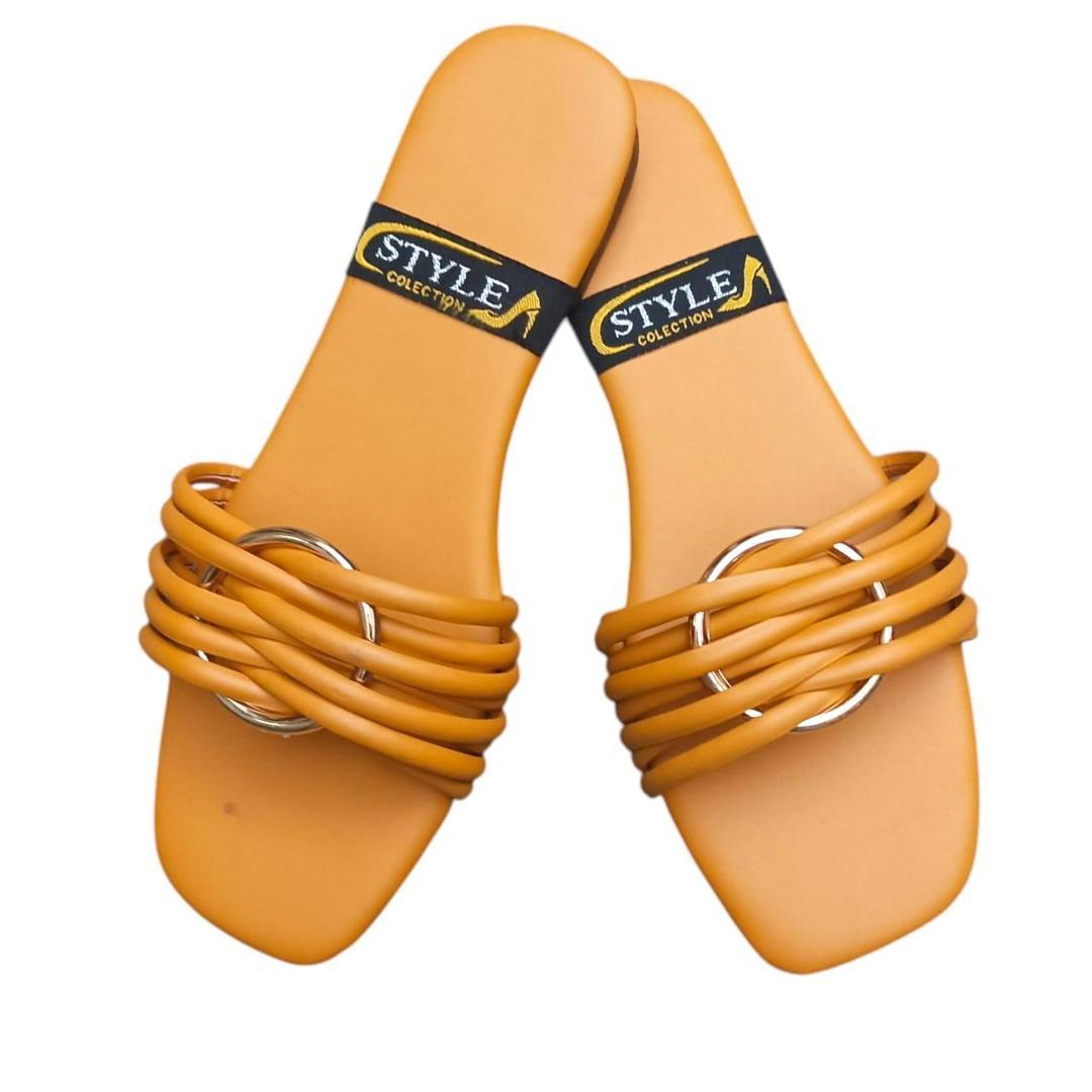 Stylish Women's Casual Flats - 1 Pair of PU Fabric and PVC
