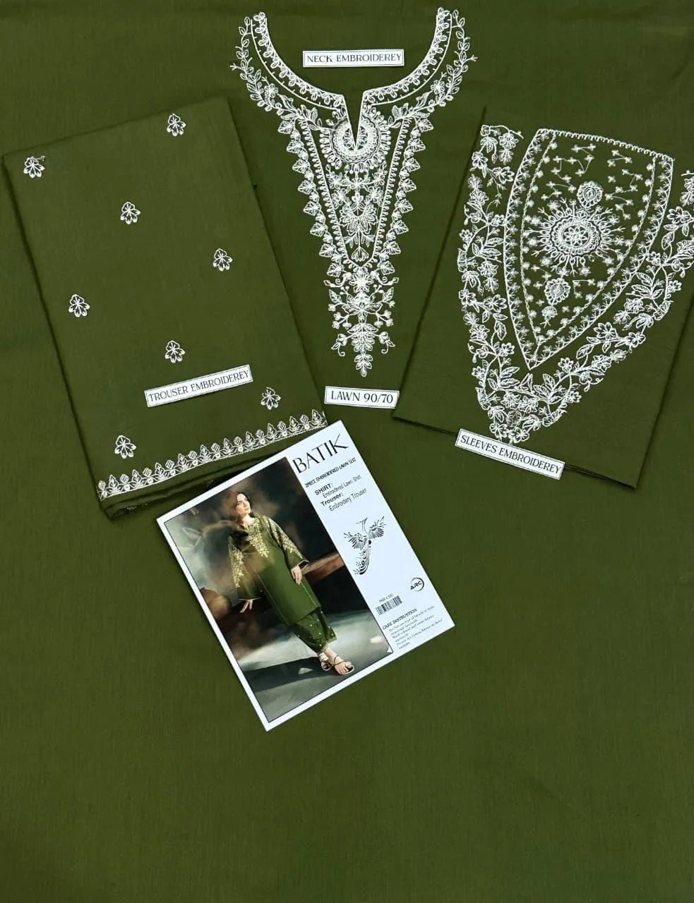 2-pc Green Embodiment women's lawn
