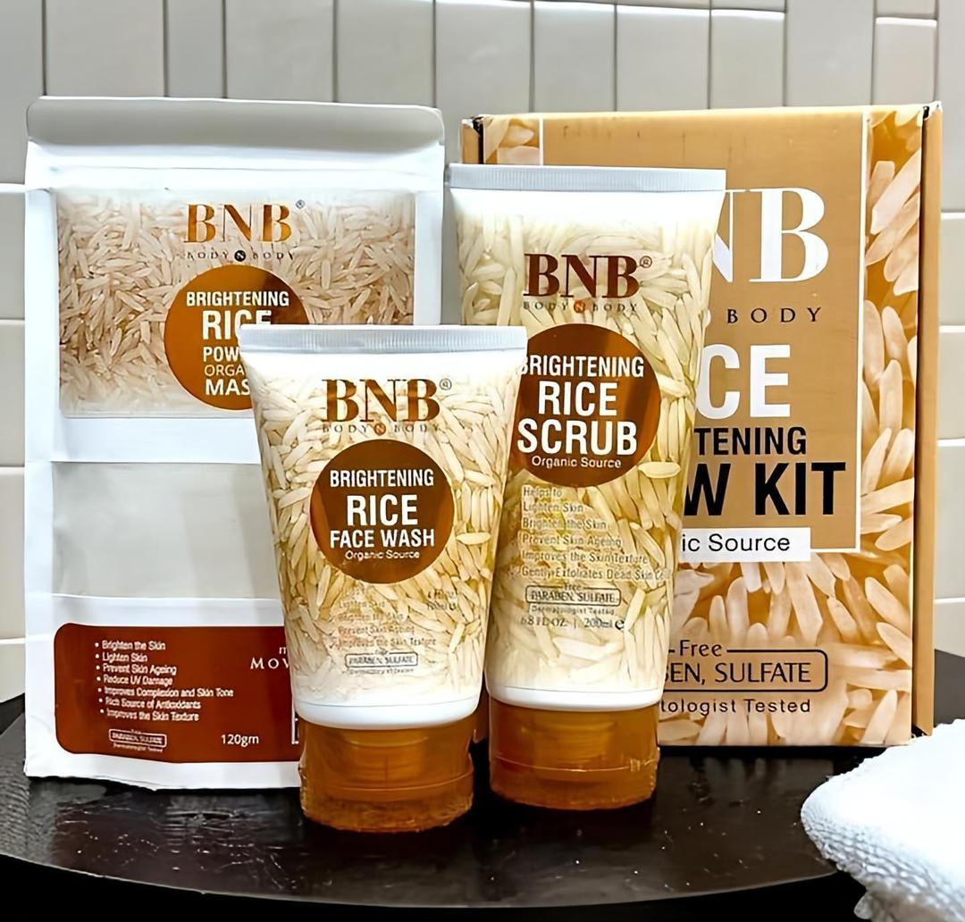 Rice Extract facial kit for Bright & Glow skin